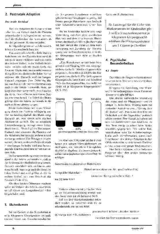Vorschauseite 4: Spezielle anatomische, physiologische, psychologische und apparative Besonderheiten bei Kindernarkosen