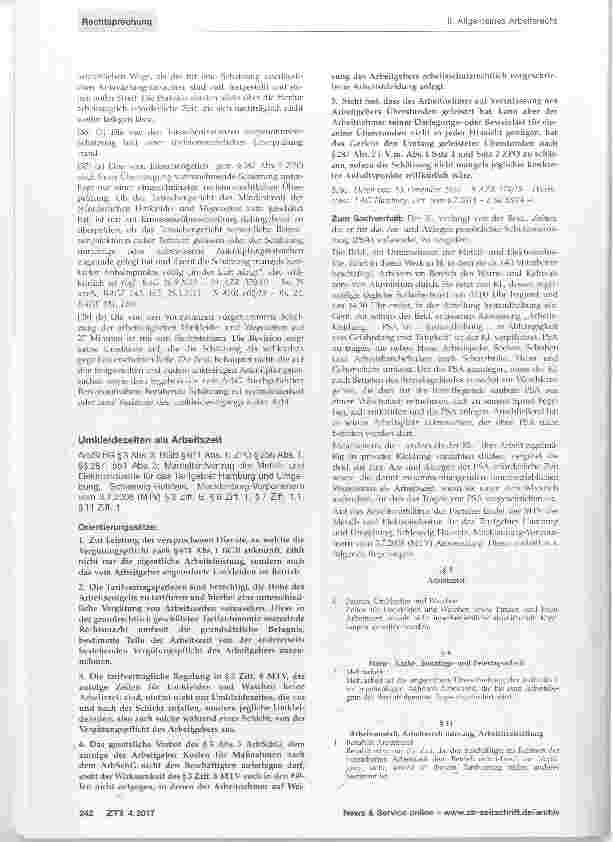 Vorschauseite 4: Umkleidezeiten Schätzung