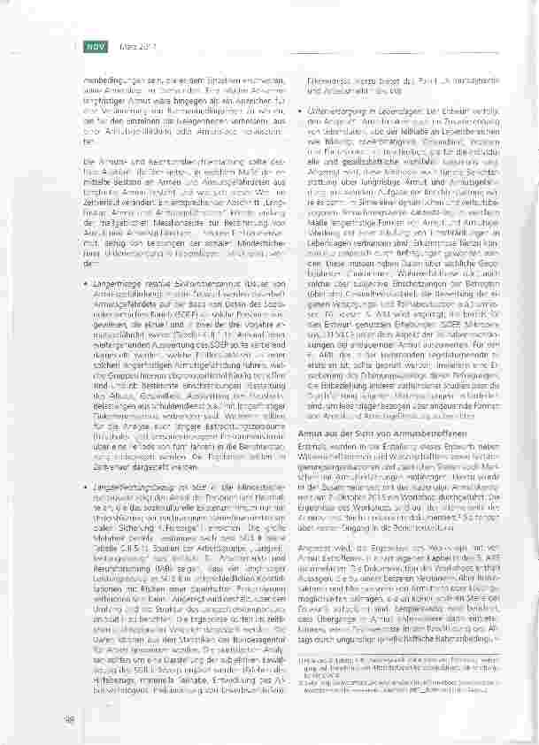 Vorschauseite 2: Stellungnahme der Geschäftsstelle des Deutschen Vereins zum Entwurf des Fünften Armutsund Reichtumsberichts der Bundesregierung (vom 12. Dezember 2016)*