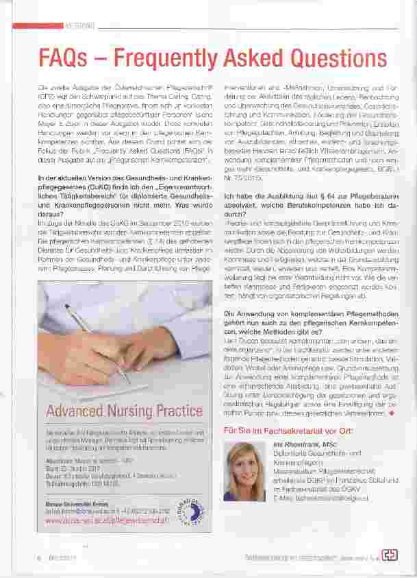 Vorschauseite 1: FAQs Frequently Asked Questions
