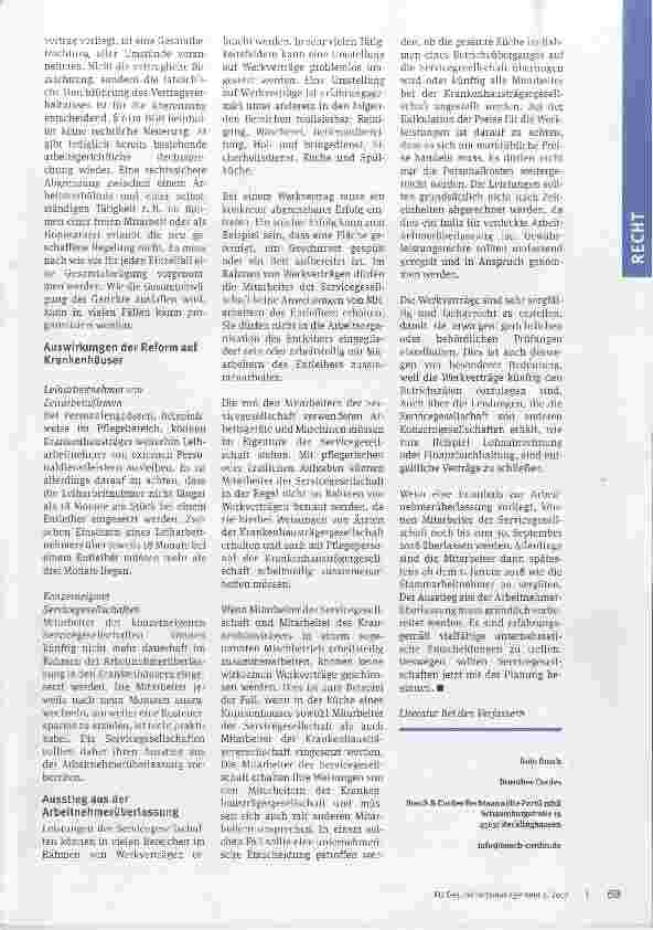 Vorschauseite 3: Das Ende der Leiharbeit?