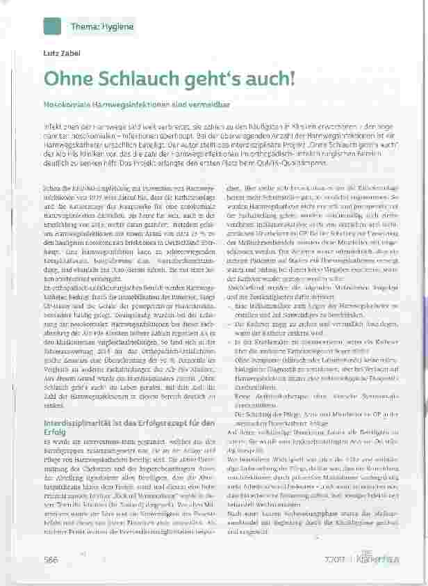 Vorschauseite 1: Ohne Schlauch geht es auch!