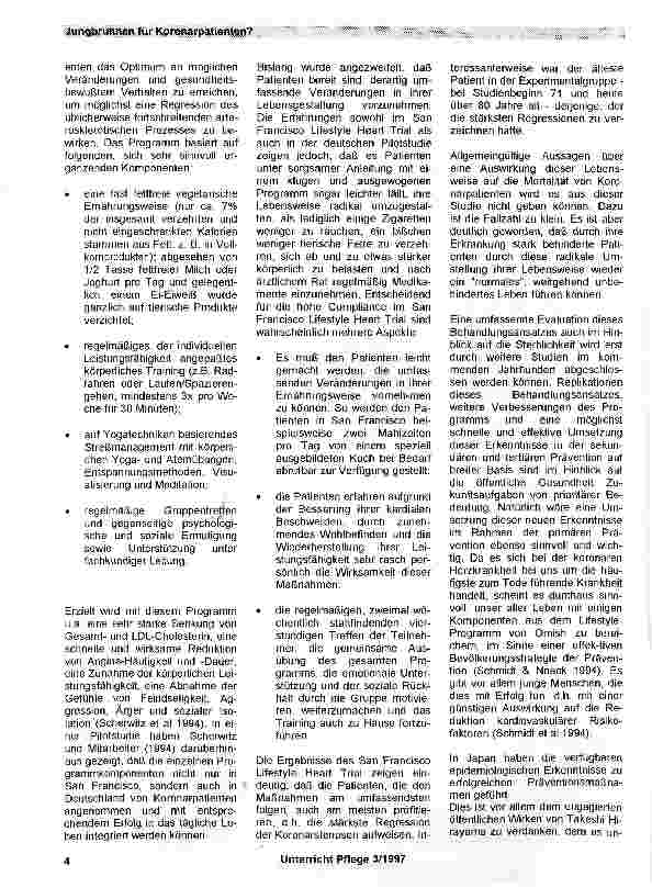 Vorschauseite 2: Jungbrunnen für Koronarpatienten?