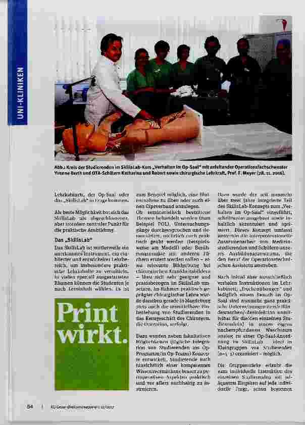 Vorschauseite 2: Studieren und Lehren im interprofessionellen Kontext