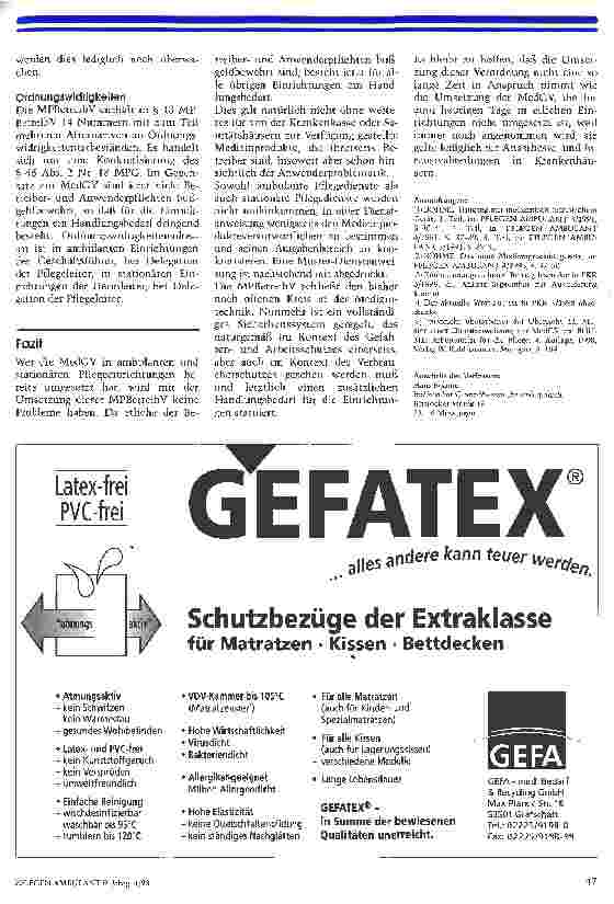 Vorschauseite 4: Die neue Medizinprodukte-Betreiberverordnung (MPBetreibV)