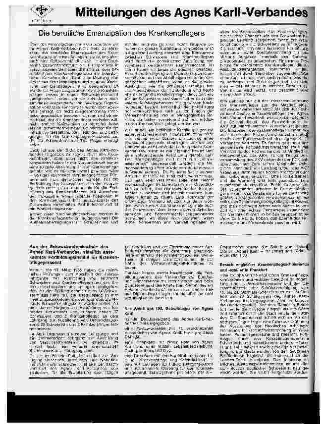 Vorschauseite 1: Die berufliche Emanzipation des Krankenpflegers
