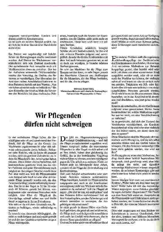 Vorschauseite 2: Was zum Handwerkszeug gehört Pflege an der Grenze des Machbaren - Trauma oder Hoffnung?