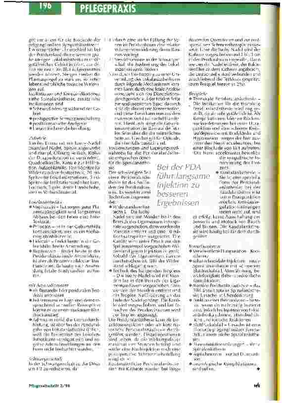 Vorschauseite 3: Lokalanästhetika und ihre Anwendung / Teil 2: