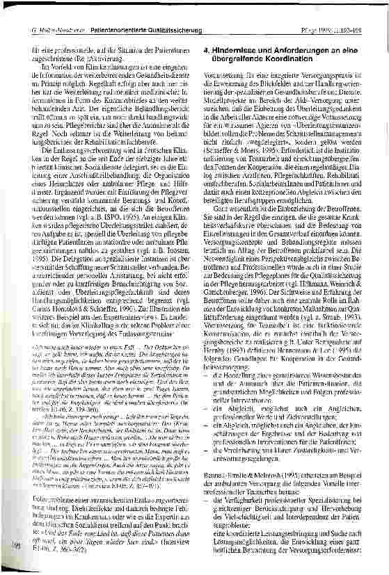 Vorschauseite 4: Patientenorientierte Qualitätssicherung Information und Kooperation der Gesundheitsdienste