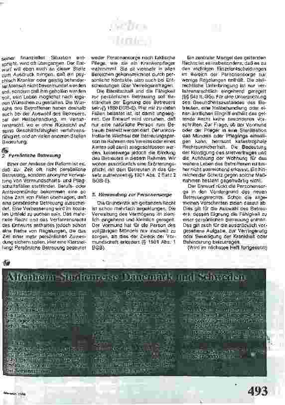 Vorschauseite 5: Mängel des Entmündigungs-, Vormundschaftsund Pflegschaftsrechts (1)