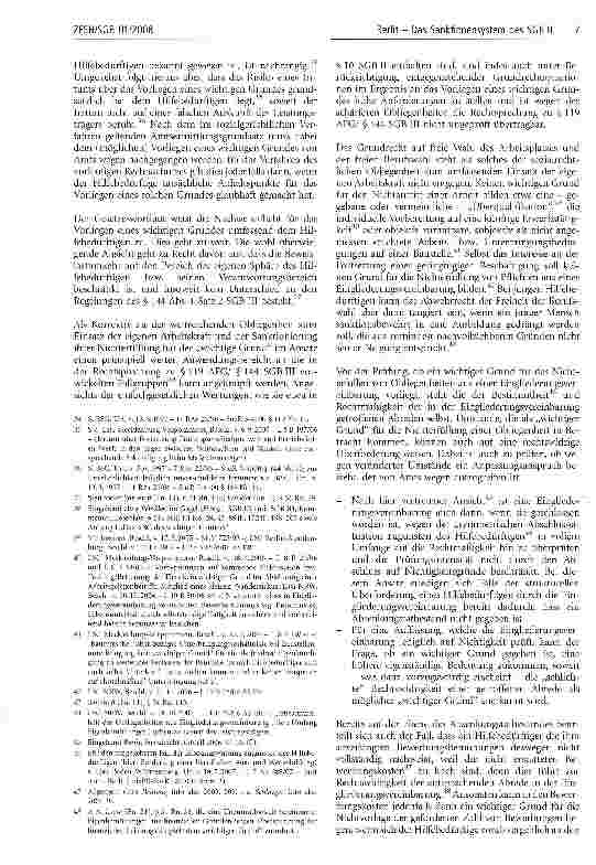 Vorschauseite 5: Das Sanktionensystem des SGB II