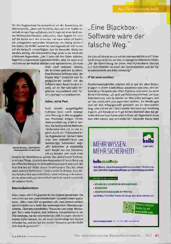 Vorschauseite 3: Hygienemonitoring Leicht gemacht