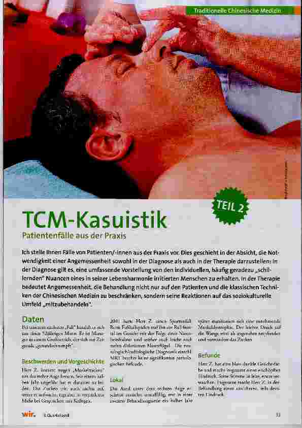 Vorschauseite 1: TCM-Kasuistik