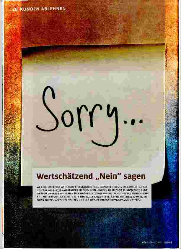 Vorschauseite 1: Wertschätzend „Nein“ sagen