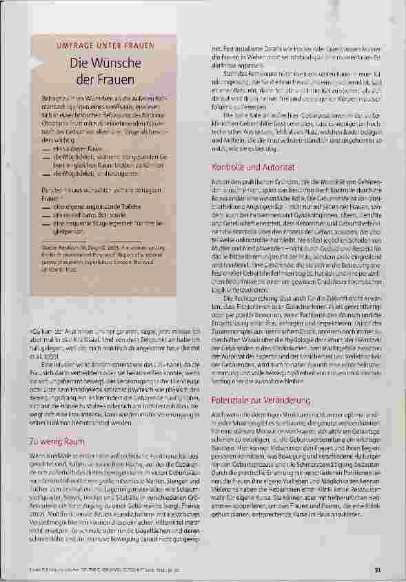 Vorschauseite 4: Freiräume schaffen