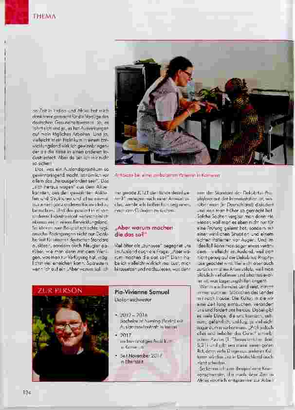 Vorschauseite 2: Ausland? ! Warum nicht nur Schülerinnen und Schüler ein Auslandspraktikum in Erwägung ziehen sollten