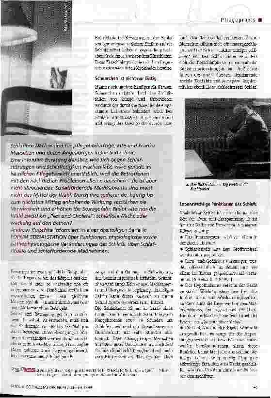 Vorschauseite 2: Wenn der Sandmann keinmal klingelt Teil 1 Schlafstörungen und Schlaflosigkeit
