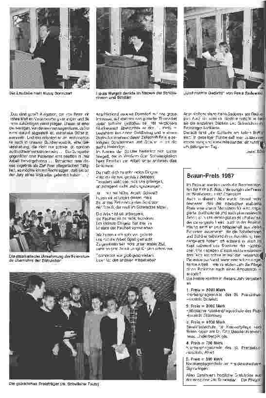 Vorschauseite 2: Teamarbeit war großgeschrieben Der erste Preis für eine Schülergruppe der Krankenpflegeschule des St.Franziskus-Hospitals
