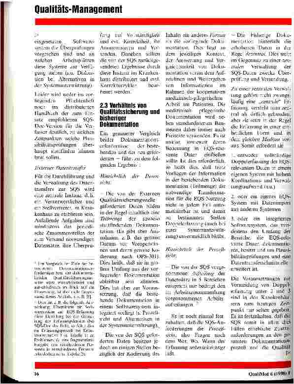 Vorschauseite 4: Qualitätssicherung für Fallpauschalen und Sonderentgelte: Konsequenzen für die Organisation eines Krankenhauses