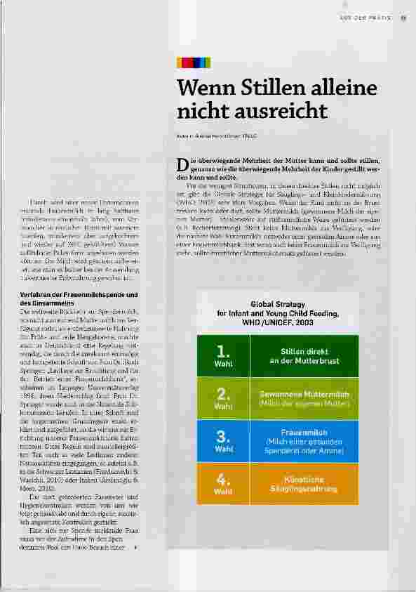 Vorschauseite 3: Gefriertrocknung von Frauenmilch