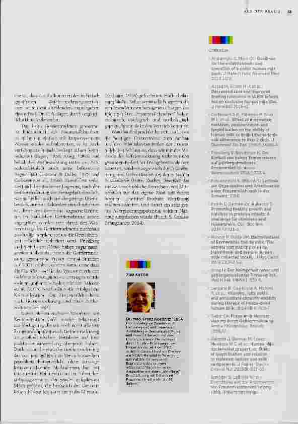 Vorschauseite 5: Gefriertrocknung von Frauenmilch