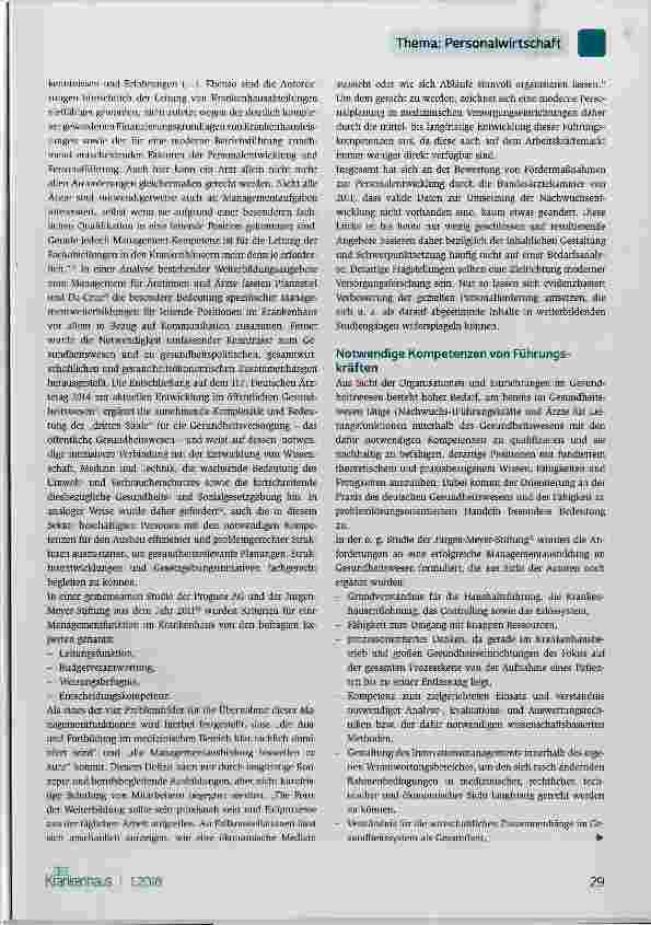 Vorschauseite 2: Anforderungen an Nachwuchsführungskräfte durch spezielle Bildung meistern