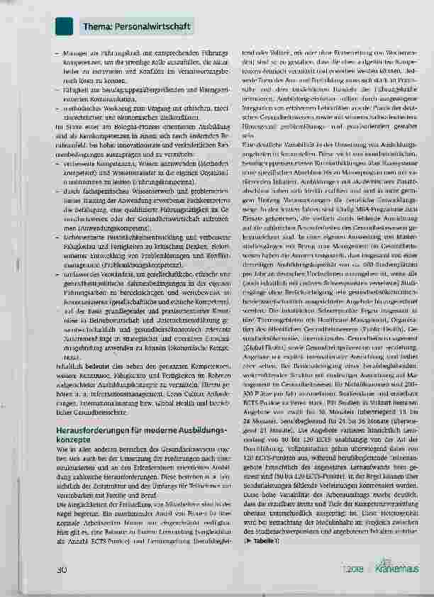 Vorschauseite 3: Anforderungen an Nachwuchsführungskräfte durch spezielle Bildung meistern