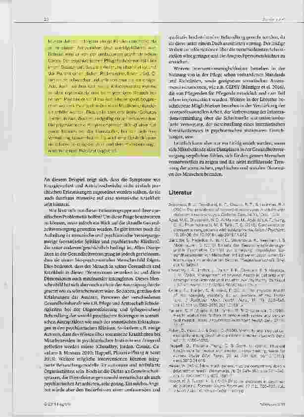Vorschauseite 2: Körperliche Gesundheit psychisch kranker Menschen