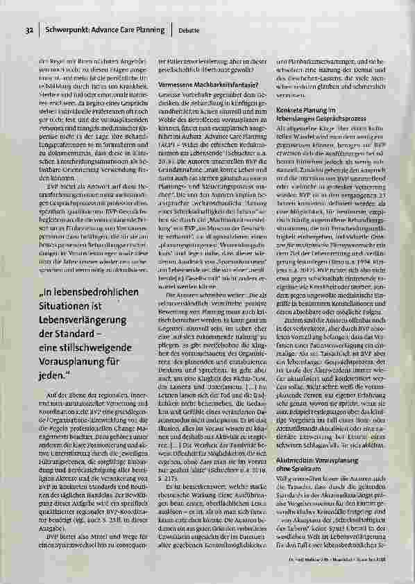 Vorschauseite 3: Planen wir uns bald zu Tode?