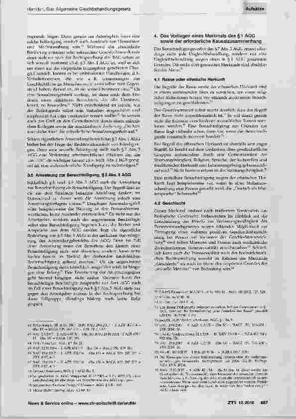 Vorschauseite 5: Das Allgemeine Gleichbehandlungsgesetz - ein darstellender Überblick unter besonderer Berücksichtigung der zum öffentlichen Dienst ergangenen Rechtsprechung