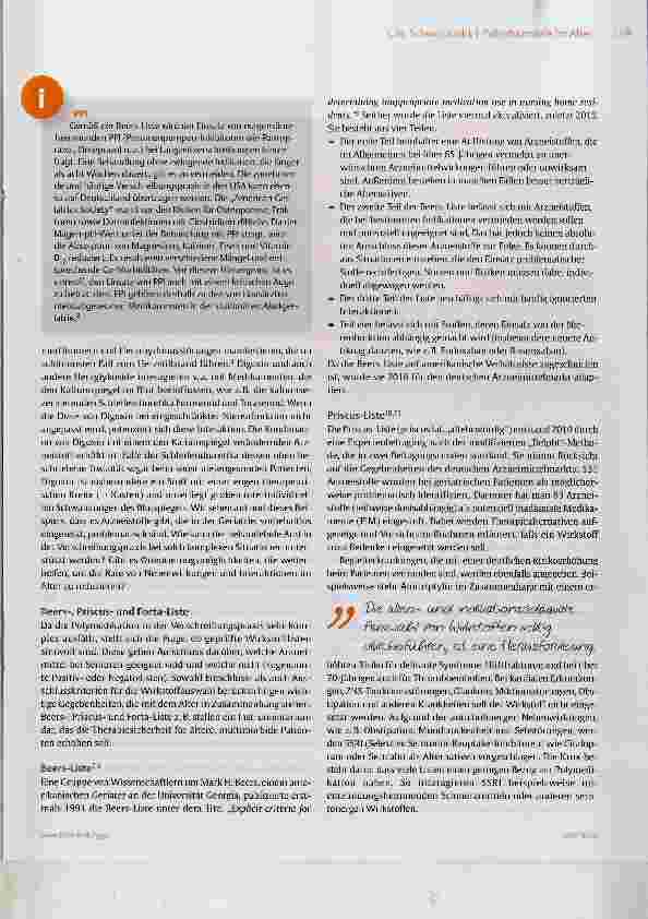 Vorschauseite 3: Viel ist nicht immer gut - Polypharmakotherapie im Alter
