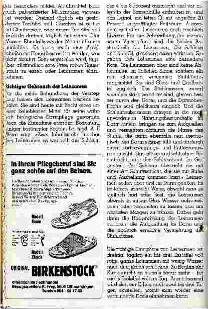 Vorschauseite 5: Verstopfung darf nicht sein