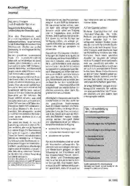 Vorschauseite 2: Gute Hillfsmittel erleichtern das Leiden und die Pflege