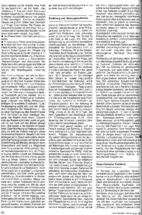 Vorschauseite 2: Amyotrophische Lateralsklerose Krankheit und Pflege