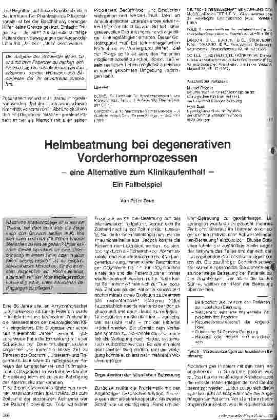 Vorschauseite 4: Amyotrophische Lateralsklerose Krankheit und Pflege