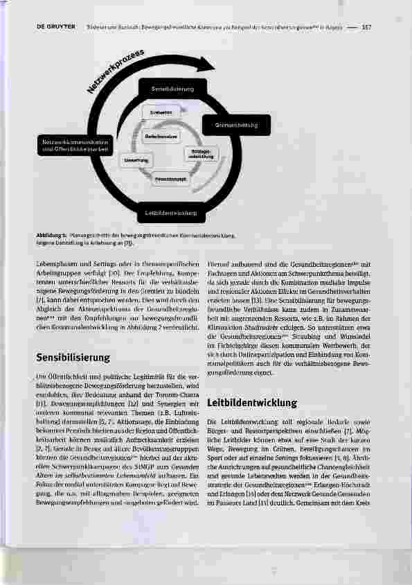 Vorschauseite 2: Bewegungsfreundliche Kommune am Beispiel der Gesundheitsregionen in Bayern