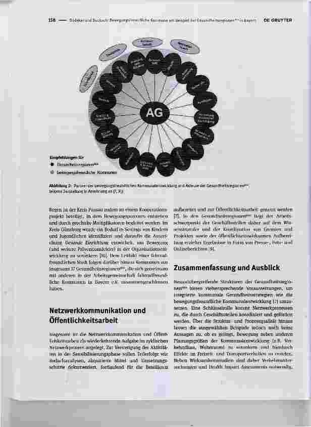 Vorschauseite 3: Bewegungsfreundliche Kommune am Beispiel der Gesundheitsregionen in Bayern