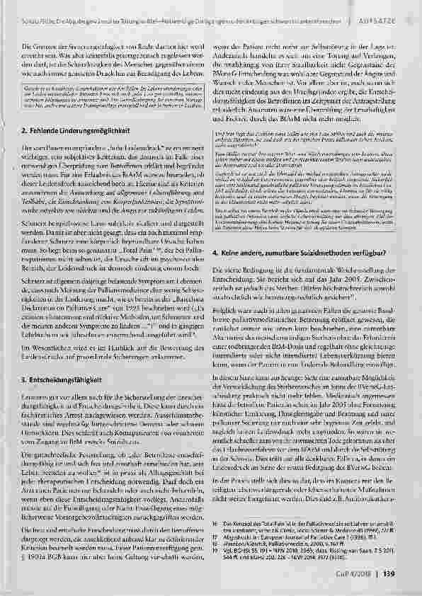 Vorschauseite 5: Die Abgabe gewünschter Tötungsmittel Notwendige Erwägungen zu den Anträgen schwerstkranker Menschen