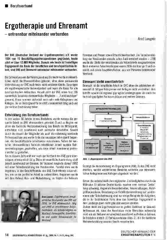 Vorschauseite 1: Ergotherapie und Ehrenamt