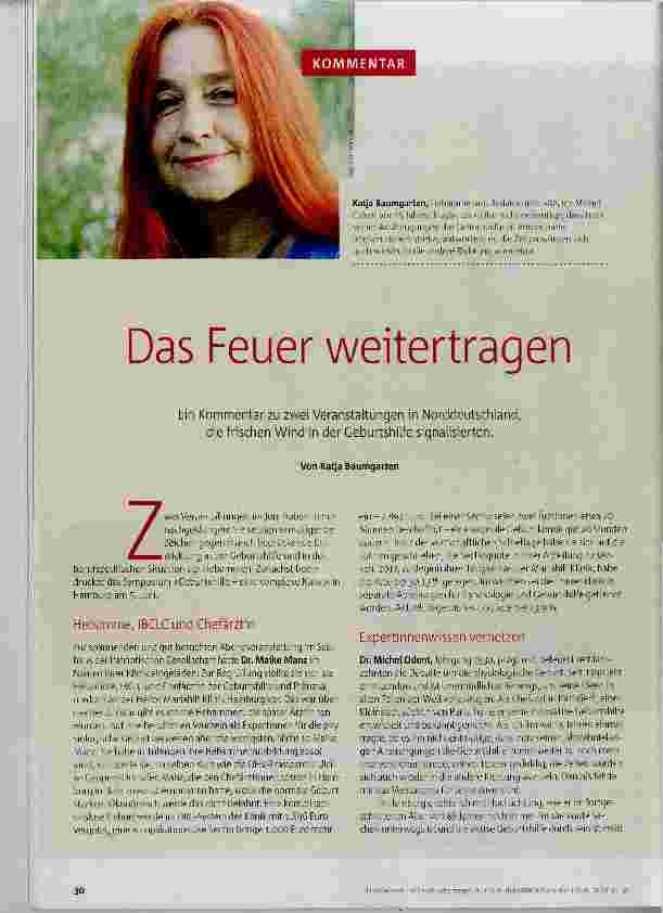 Vorschauseite 1: Das Feuer weitertragen