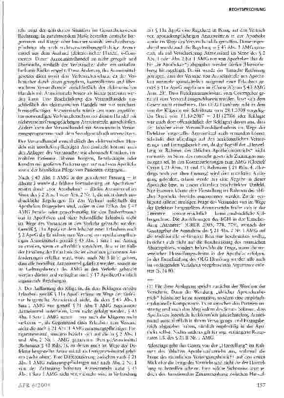 Vorschauseite 3: Versandhandelserlaubnis für Defekturarzneimittel