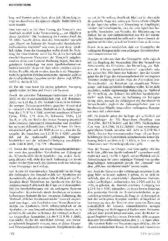 Vorschauseite 4: Versandhandelserlaubnis für Defekturarzneimittel