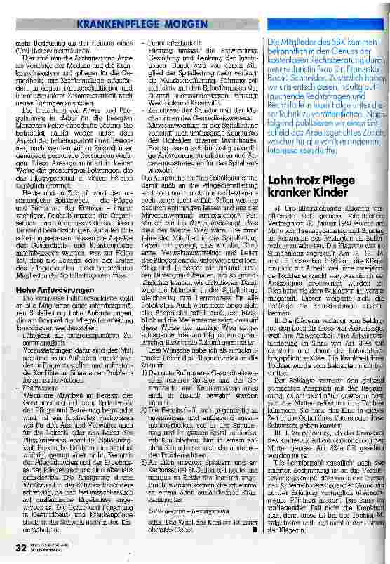 Vorschauseite 2: Zum Wohle des Patienten Referat das Urs Weyermann anlässig seines Abschiedes hielt