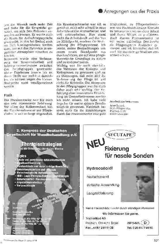 Vorschauseite 3: Das pflegerische Aufnahmegespräch Eine Arbeit aus dem Praxissemester