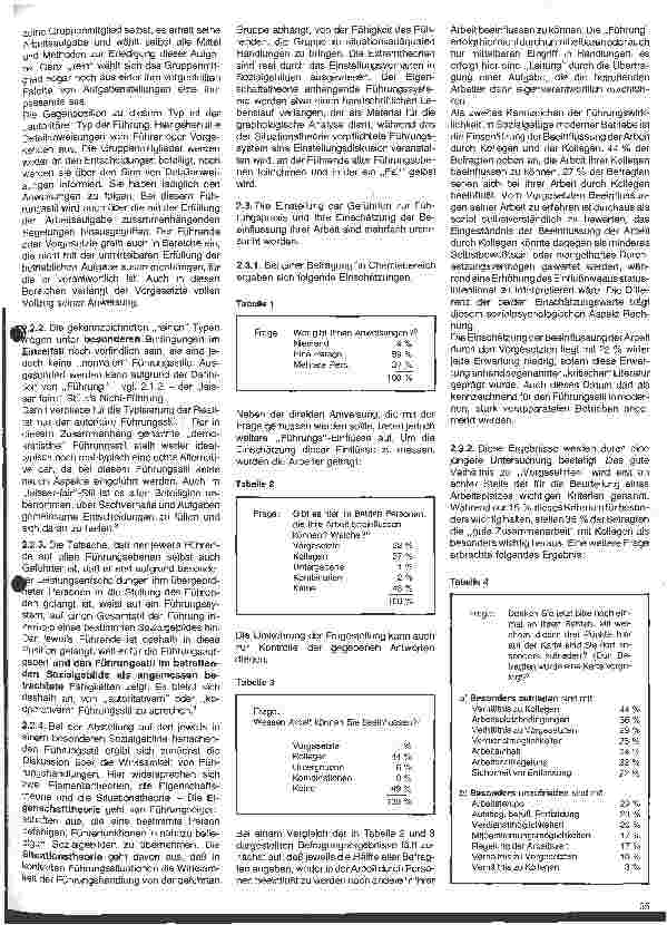Vorschauseite 2: Sozialwissenschaftliche Aspekte 19. Folge: Unterrichtsbeispiel: Führungsstil u. Betriebsklima (Schluß)