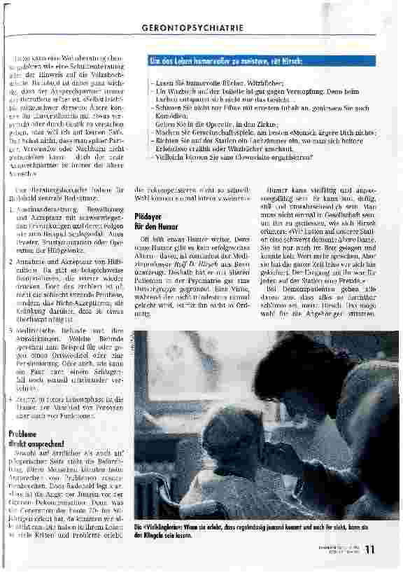 Vorschauseite 2: Lächelnd in den Himmel kommen Psychotherapie im Alter?