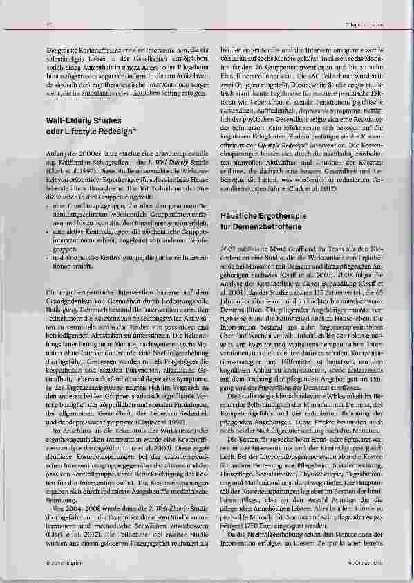 Vorschauseite 2: Das i-Tüpfelchen der ergotherapeutischen Intervention