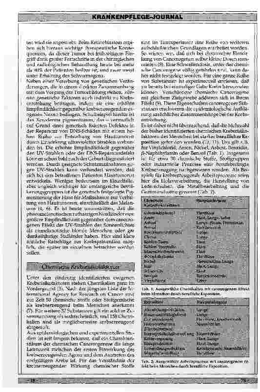 Vorschauseite 2: Möglichkeiten der primären Präventation von Krebserkrankungen