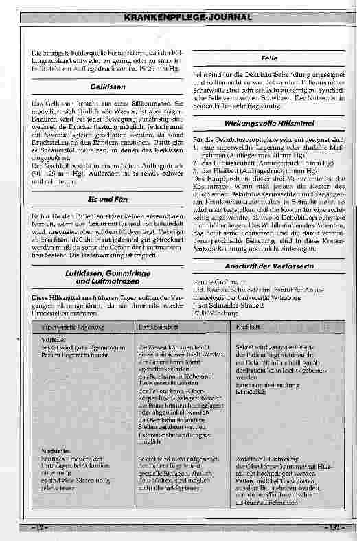Vorschauseite 2: Praktische Erfahrungen in der Dekubitusprophylaxe