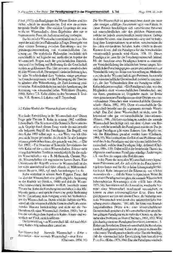 Vorschauseite 3: Der Paradigmabegriff in der Pflegewissenschaft Teil 1
